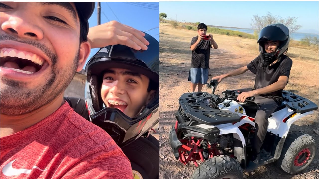 TARDE DE PASEO Y DIVERSIÓN EN LA CUATRIMOTO 🔥 CON VALENTE 🚀/ponchuelas arce