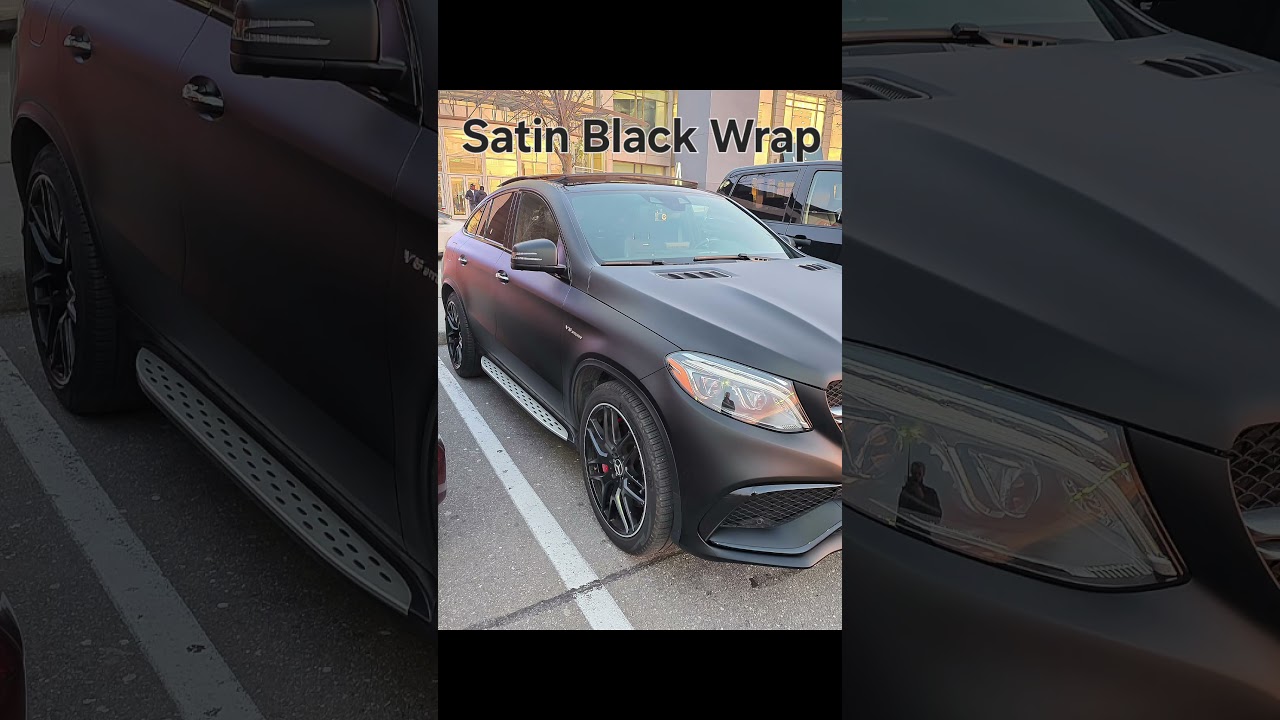 GLE 63S Amg. Sating Black Wrap 
