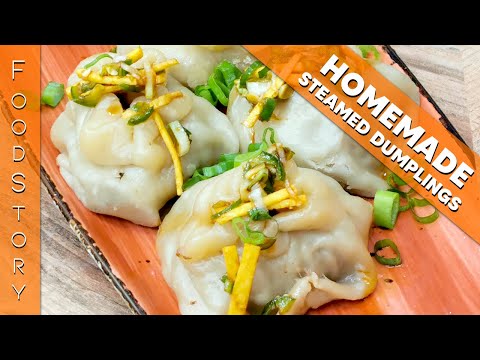Video: Dumplings Nrog Creamy Sauce