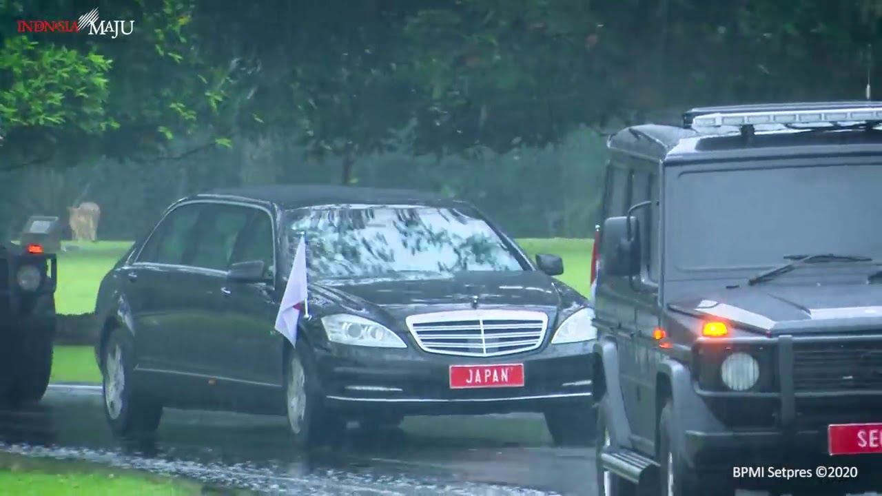 Presiden Jokowi Sambut Kunjungan Resmi PM Jepang Yoshihide Suga di Istana Bogor