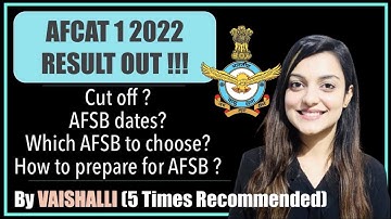 AFCAT 1 2022 Result out | How to prepare for AFSB | All Important Information & announcement