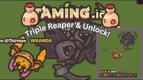TAMING.IO | TRIPLE REAPER & GETTING ALL 50 REAPER POTIONS