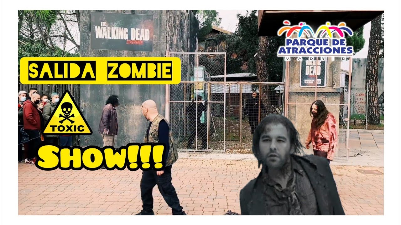 ✅ 📽️ #SHOW | SALIDA ZOMBIE #TheWalkingDead EXPERIENCE PARQUE DE ATRACCIONES DE MADRID 2022 #twd