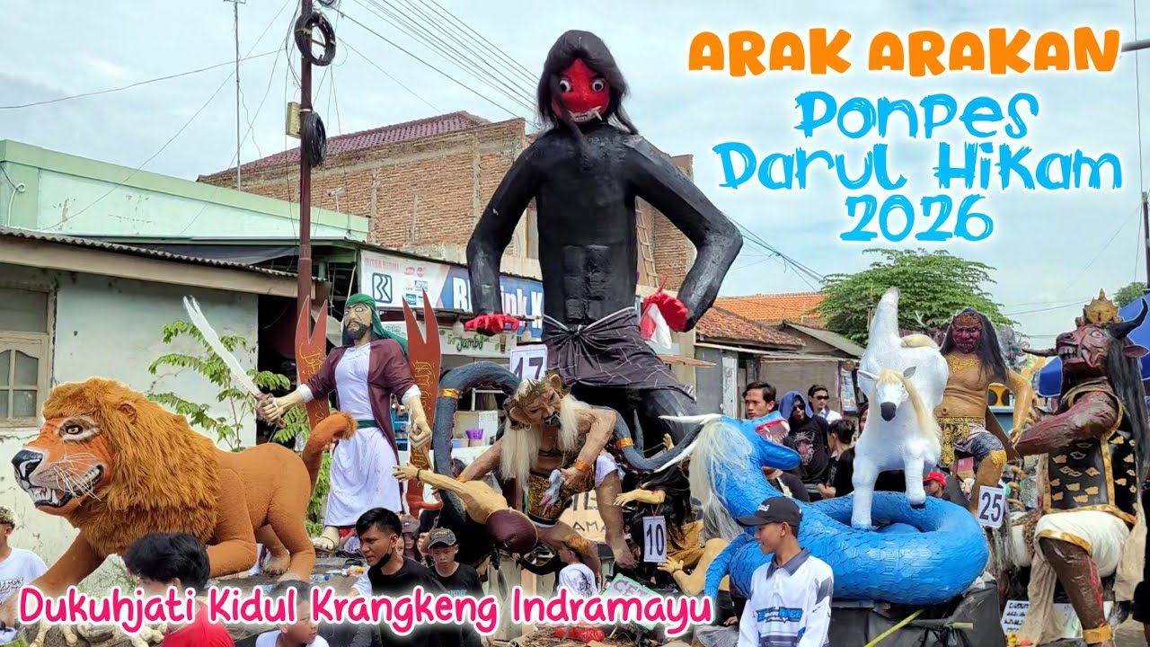 Arak arakan PONPES DARUL HIKAM 2026 Dukuhjati Kidul Krangkeng Indramayu