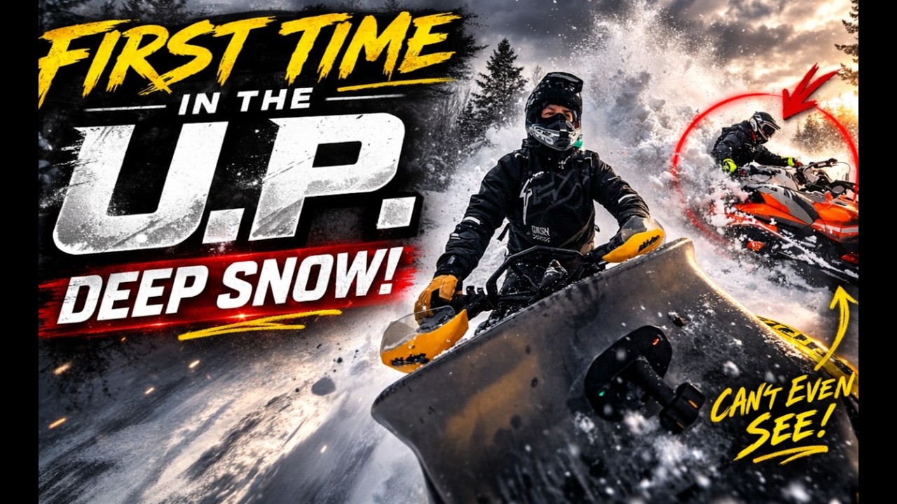 U.P. Michigan Snowmobiling / DAY 1 2026 VLOG