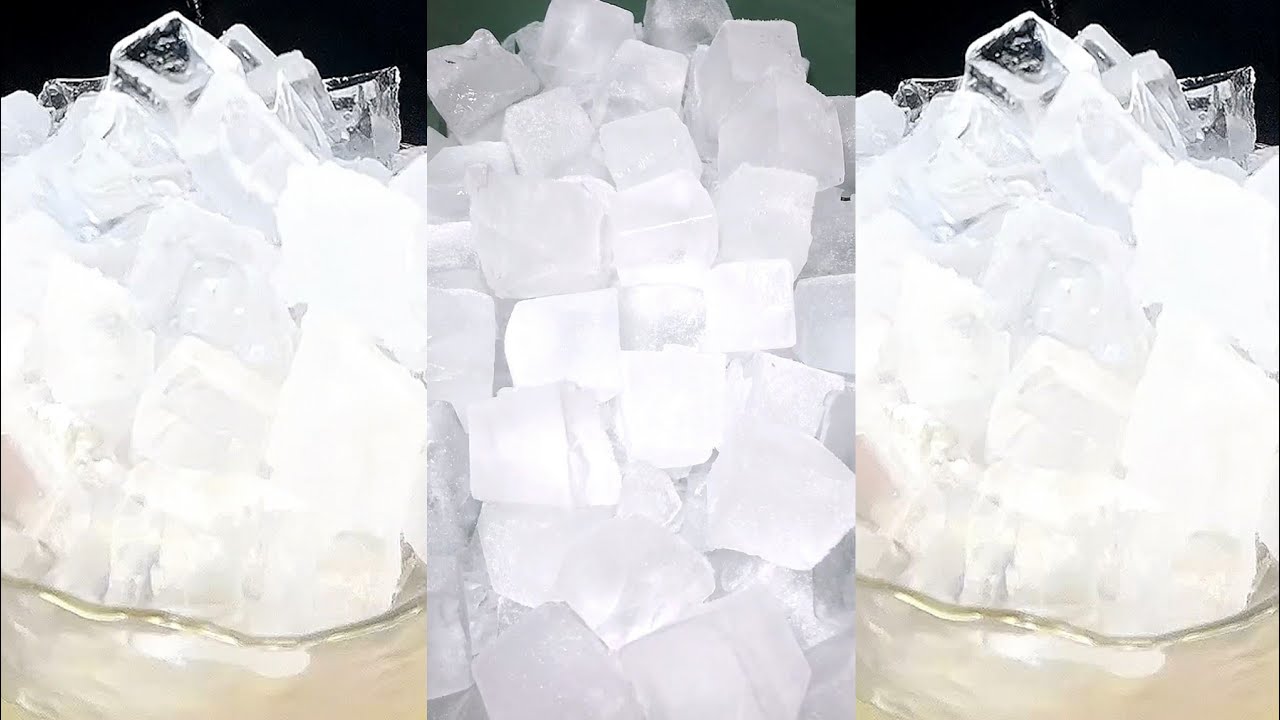HARD ICE EATING / THIN ICE / CLEAR ICE. ICE EATING - YouTube