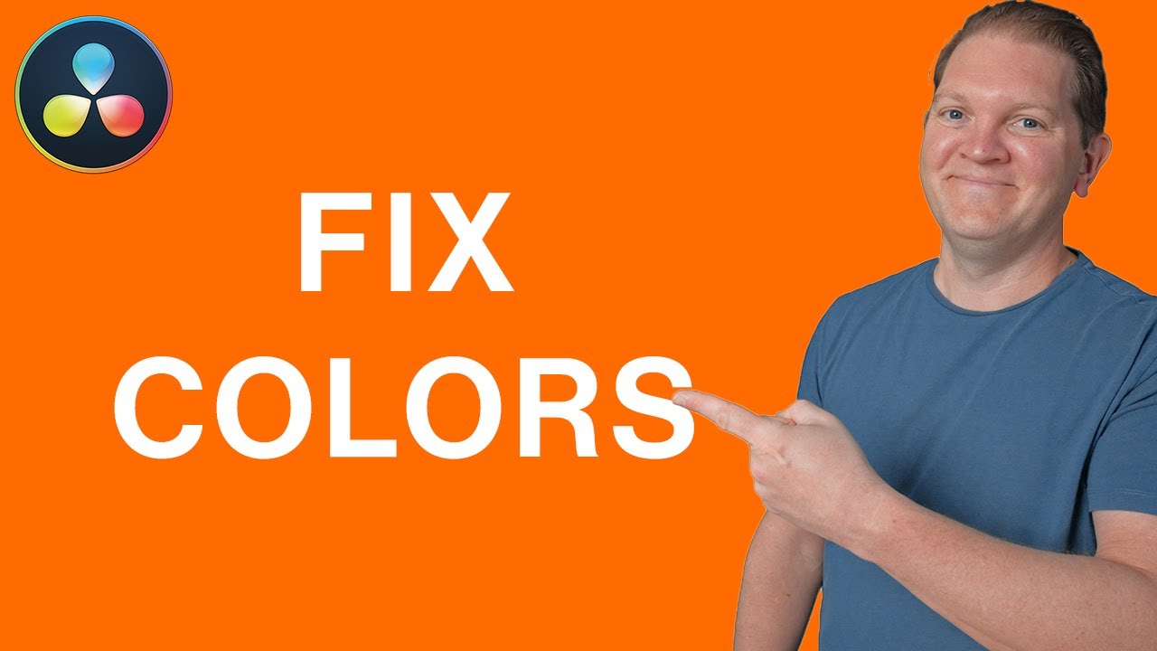 How to make colors look normal // DaVinci Resolve color grading for ...