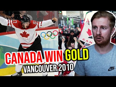 British Guy Reacts To Canada vs USA - Vancouver 2010 Olympic Hockey Gold Medal Game (Match And Fans)