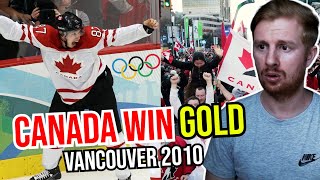 British Guy Reacts To Canada vs USA  Vancouver 2010 Olympic Hockey Gold Medal Game (Match And Fans)