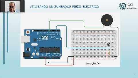 Arduino. Módulo 8.1. Experimentos. Zumbador piezoeléctrico