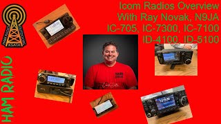 Icom Radios Overview With Ray Novak ID4100 ID5100 IC705 IC7100 IC7300