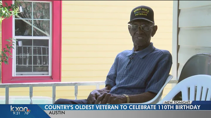 Richard Overton celebrates his 110th birthday