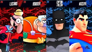 Batman & Superman Vs Mermaid Man & Barnacle Boy - Super Smash Bros Mods screenshot 5