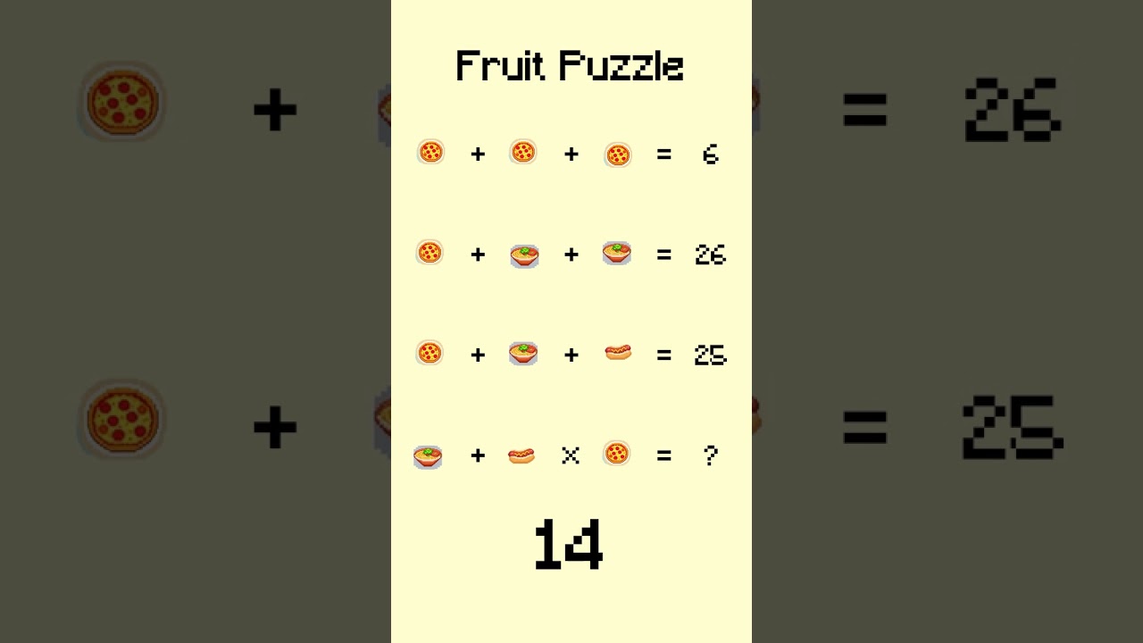 Stunning food Visual critical thinking Test: Spot the Difference - Logic Edition