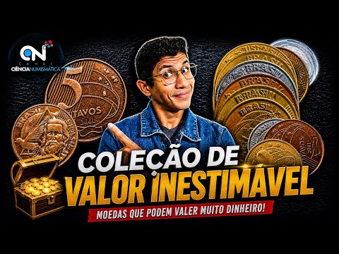 ESSAS MOEDAS PODEM VALER UMA FORTUNA 😱💰 | Coleção de Valor Inestimável!