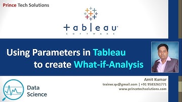Tableau Tutorial | Using Parameters in Tableau to create What-if-Analysis