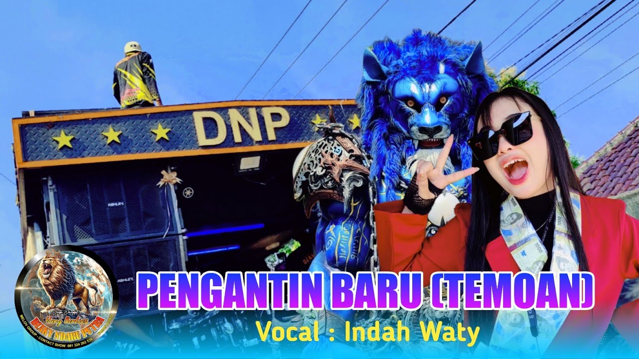 PENGANTIN BARU (TEMOAN) VOC. INDAH WATY X DZAKY NDARU PUTRA SHOW DRUNTEN KULON INDRAMAYU 