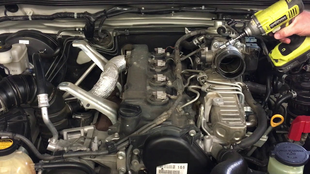REMOVE INTERCOOLER FOR EGR INSPECTION YouTube