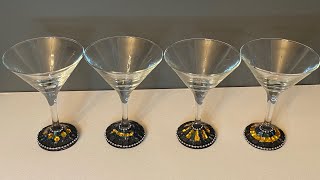 Ep. 84 MOSAIC MARTINI GLASSES, the mosaic Dragonfly is done and a special gift!