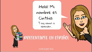 Presentarse en español🙋🏽‍♀️ (A1)