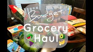 Weekly Budget Grocery Haul 2018