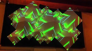 Video Mapped pyramids