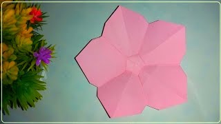 Easy Origami Flowers How To Make A Paper Flower Paper Crafts