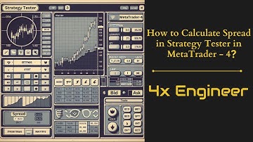 How to Calculate Spread in Strategy Tester in MetaTrader - 4 | Hindi Video | 4x Engineer