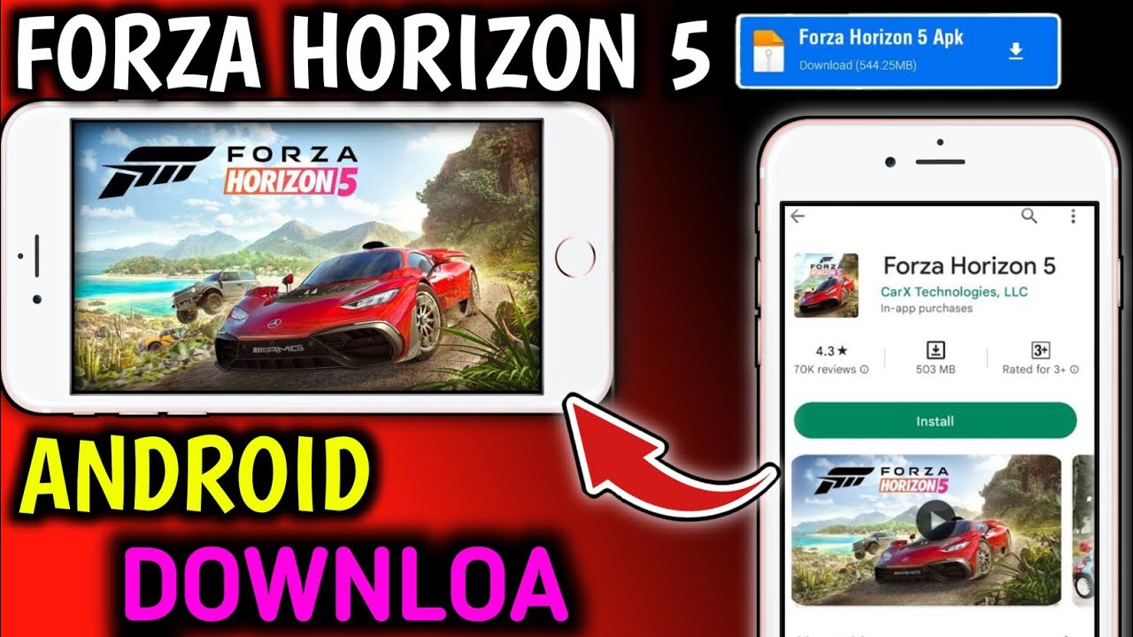 FORZA HORIZON 5 ANDROID DOWNLOAD  HOW TO DOWNLOAD FORZA HORIZON 5