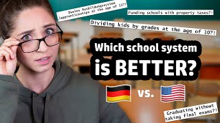 Which school system is BETTER? Education in Germany vs. USA  - Pt. 1 | Feli from Germany