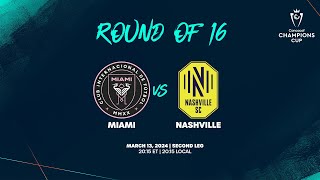 Miami vs Nashville | 2024 Concacaf Champions Cup