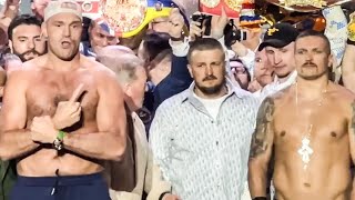 Tyson Fury vs Oleksandr Usyk • WEIGH-IN & CHAOS at FINAL FACE OFF