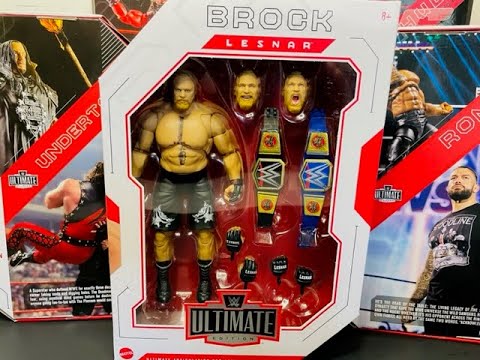 Brock Lesnar WWE Mattel Ultimate Edition toy new in box Toy Review ...