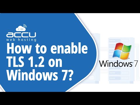 How To Enable TLS 1.2 On Windows 7?