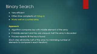 Java Search Algorithms - Binary Search