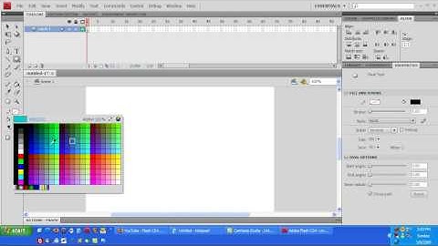 Adobe Flash Tutorial 1 - Creating a moving 