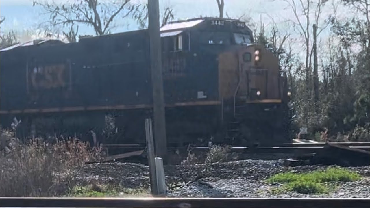 CSX 3443 IO26 AC4400CW at Callahan Florida 