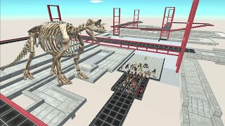 Last Survivor. Touched out,  3D long course with bridges. Part 2! | Animal Revolt Battle Simulator