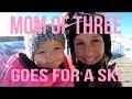 Mom Of Three Goes For A Ski