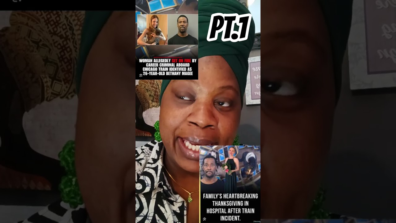 Бетани МаГи, которую подожгли в чикагском поезде № 2026