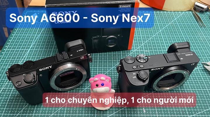 Đánh giá sony nex 7 và a 6000