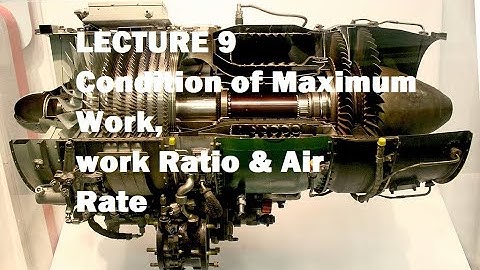 Condition of Maximum Work in Brayton Cycle, Maximum Efficiency, work Ratio, Air Rate for gas turbine