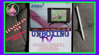 Penasaran || Unboxing TV murah 17 inch cuma 700k