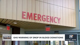 Gundersen Health Systems warning of blood donation drop