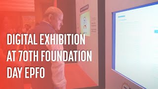 Digital Tech Showcase at EPFO 70th Foundation Day | LED Touch, Gesture Flipbook, Maggi Bot & More