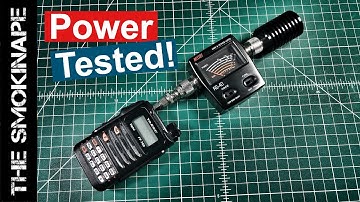 Yaesu FT-70D Power Settings Test - TheSmokinApe