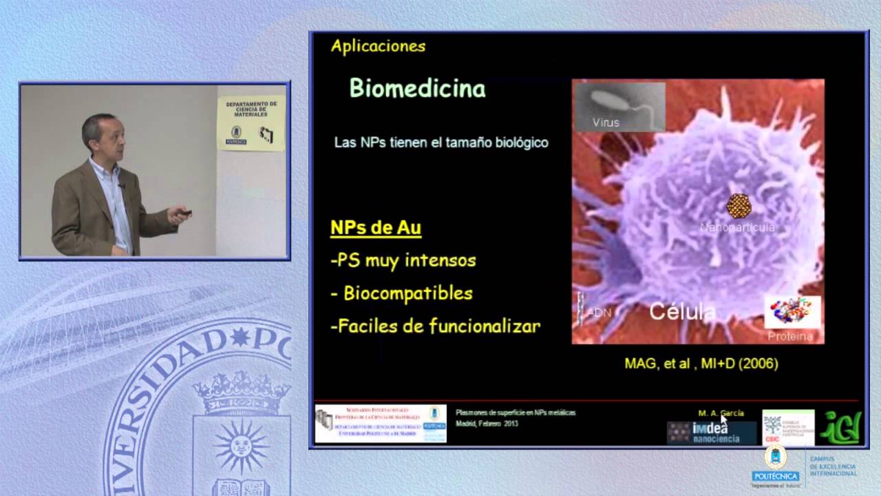 SFCM 12/13 13: PLASMONES DE SUPERFICIE EN NANOPARTÍCULAS METÁLICAS.