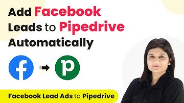 How to Add Facebook Leads to Pipedrive Automatically | Facebook Lead Ads to Pipedrive