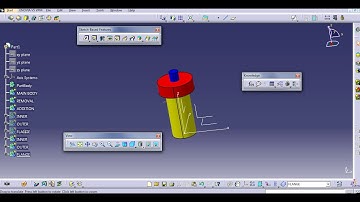 BOOLEAN OPERATION WITH PASTE SPECIAL CATIA V5