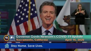 Governor Newsom's COVID-19 Update - April 16, 2020